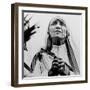 Mother Teresa of Calcutta Prays During a Religious Service-null-Framed Photographic Print