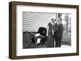 Mother with Best Friend at Baby Shower, Ca. 1925-null-Framed Photographic Print