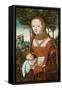 Mother with Child, C. 1525-Lucas Cranach the Elder-Framed Stretched Canvas