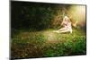 Mother with Child in A Fairy-Tale Forest-dariazu-Mounted Photographic Print