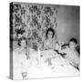 Mother with Children at the Dinner Table, Ca. 1962-null-Stretched Canvas