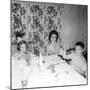 Mother with Children at the Dinner Table, Ca. 1962-null-Mounted Photographic Print