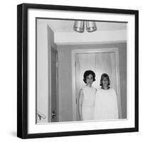 Mother with Her Grade School Graduate Daughter, Ca. 1966-null-Framed Photographic Print