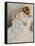 Mother with Left Hand Holding Sara's Chin-Mary Cassatt-Framed Stretched Canvas