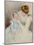 Mother with Left Hand Holding Sara's Chin-Mary Cassatt-Mounted Giclee Print