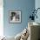 Mother with Son and Daughter in Living Room, Ca. 1960-null-Framed Photographic Print displayed on a wall