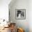 Mother with Son and Daughter in Living Room, Ca. 1960-null-Framed Photographic Print displayed on a wall