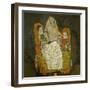 Mother with two children, 1915 Oil on canvas.-Egon Schiele-Framed Giclee Print