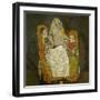 Mother with two children, 1915 Oil on canvas.-Egon Schiele-Framed Giclee Print