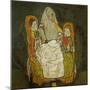 Mother with two children, 1915 Oil on canvas.-Egon Schiele-Mounted Giclee Print