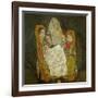 Mother with two children, 1915 Oil on canvas.-Egon Schiele-Framed Giclee Print