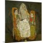 Mother with two children, 1915 Oil on canvas.-Egon Schiele-Mounted Giclee Print