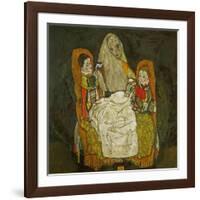 Mother with Two Children, 1915-Egon Schiele-Framed Giclee Print