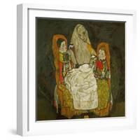 Mother with Two Children, 1915-Egon Schiele-Framed Giclee Print