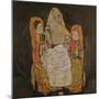 Mother with Two Children, 1917-Egon Schiele-Mounted Giclee Print