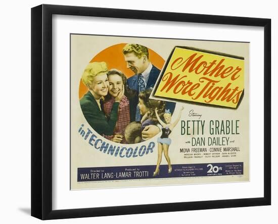 Mother Wore Tights, 1947-null-Framed Art Print