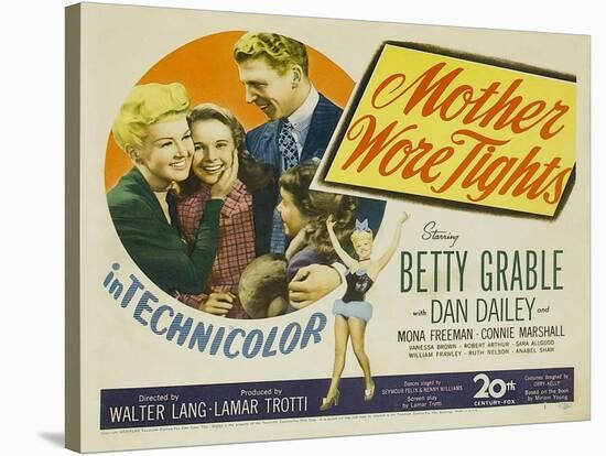 Mother Wore Tights, 1947-null-Stretched Canvas