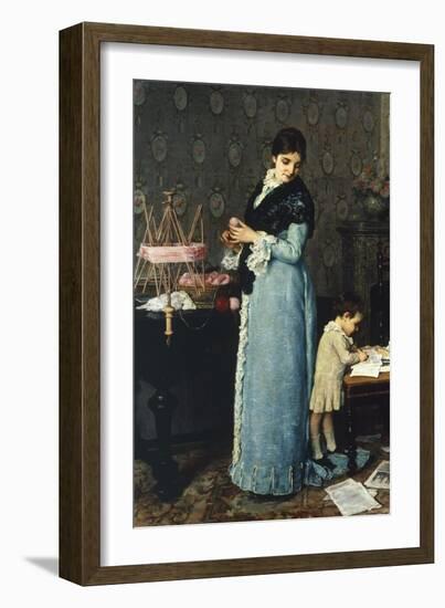 Mother-Silvestro Lega-Framed Giclee Print