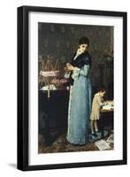 Mother-Silvestro Lega-Framed Giclee Print