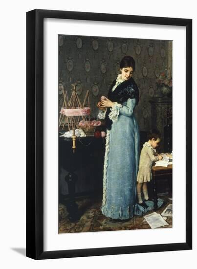 Mother-Silvestro Lega-Framed Giclee Print