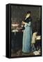 Mother-Silvestro Lega-Framed Stretched Canvas