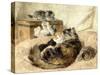 Mothercare, 1898-Henriette Ronner-Knip-Stretched Canvas
