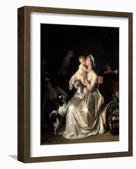 Motherhood, 1800S-Marguerite Gerard-Framed Giclee Print