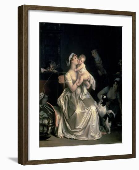 Motherhood, 1805-Marguerite Gerard-Framed Art Print