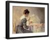 Motherhood, 1898-Louis Adan-Framed Giclee Print
