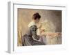 Motherhood, 1898-Louis Adan-Framed Giclee Print