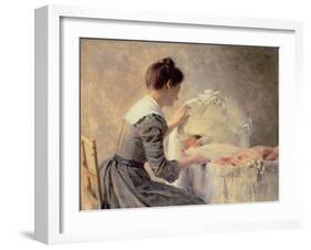 Motherhood, 1898-Louis Adan-Framed Giclee Print