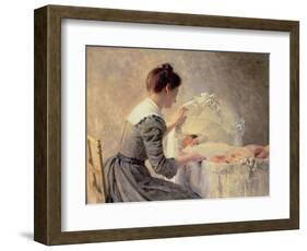 Motherhood, 1898-Louis Adan-Framed Giclee Print