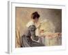 Motherhood, 1898-Louis Adan-Framed Giclee Print