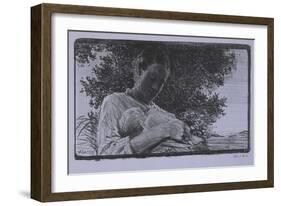 Motherhood, 1903-Robert Sterl-Framed Giclee Print