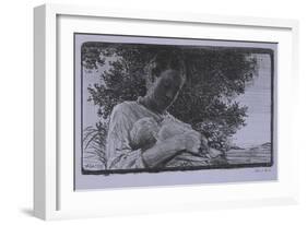 Motherhood, 1903-Robert Sterl-Framed Giclee Print