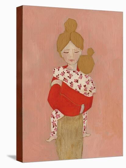 Motherhood - Snuggle-Joelle Wehkamp-Stretched Canvas