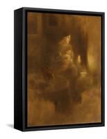 Motherhood-Eugene Carriere-Framed Stretched Canvas