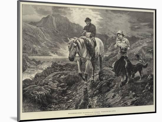 Motherless, Easedale Tarn, Westmorland-Basil Bradley-Mounted Giclee Print