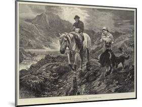 Motherless, Easedale Tarn, Westmorland-Basil Bradley-Mounted Giclee Print