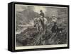 Motherless, Easedale Tarn, Westmorland-Basil Bradley-Framed Stretched Canvas