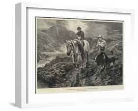 Motherless, Easedale Tarn, Westmorland-Basil Bradley-Framed Giclee Print