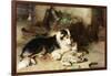 Motherless: the Shepherd's Pet, 1897-Walter Hunt-Framed Giclee Print