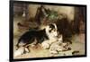 Motherless: the Shepherd's Pet, 1897-Walter Hunt-Framed Giclee Print