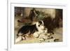 Motherless: the Shepherd's Pet, 1897-Walter Hunt-Framed Giclee Print