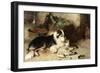 Motherless: the Shepherd's Pet, 1897-Walter Hunt-Framed Giclee Print