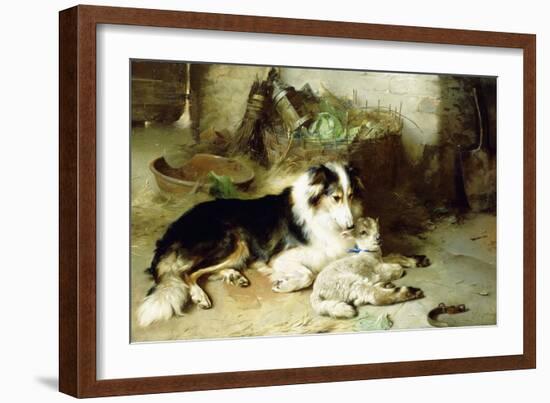 Motherless-The Shepherd's Pet, 1897-Walter Hunt-Framed Giclee Print