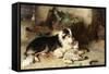 Motherless: The Shepherd's Pet-Walter Hunt-Framed Stretched Canvas