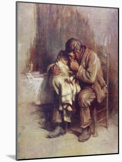 Motherless-Sir Samuel Luke Fildes-Mounted Giclee Print