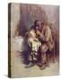 Motherless-Sir Samuel Luke Fildes-Stretched Canvas