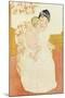 Motherly Tenderness-Mary Cassatt-Mounted Art Print